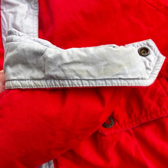 VTG Mighty Mac Duck Down Coat S 40 Red Insulated Zip Hood Outdoor Ski Winter - Picture 16 of 16